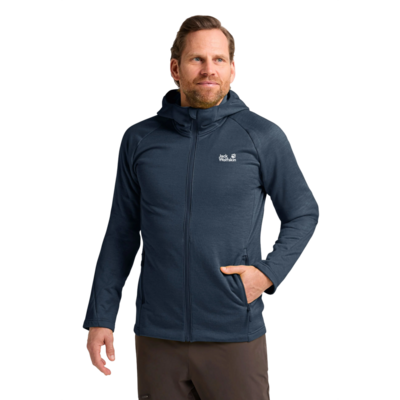 Jack Wolfskin Men's Peak District Hooded Full Zip Jacket